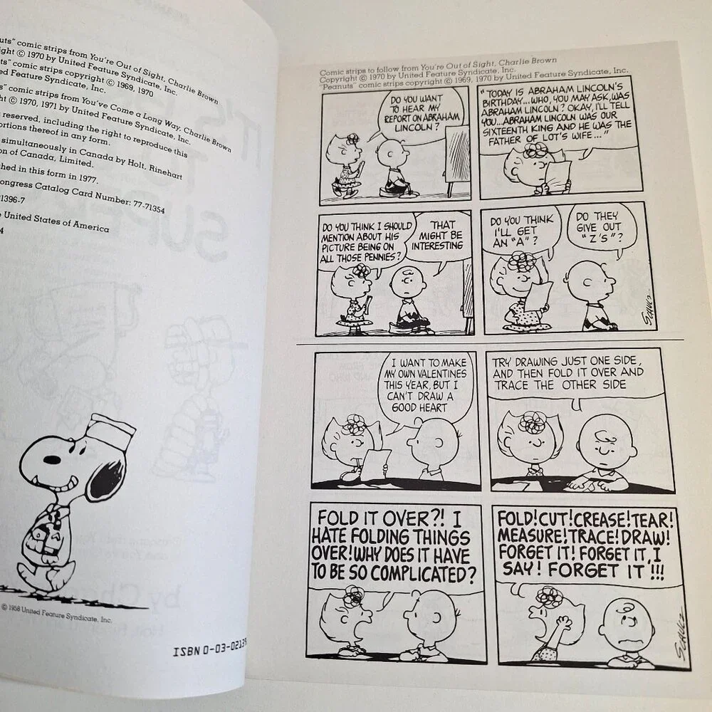 Its Great To Be A Super Star Peanuts Parade Book Charles Schulz 1979 Vintage - Picture 6 of 8